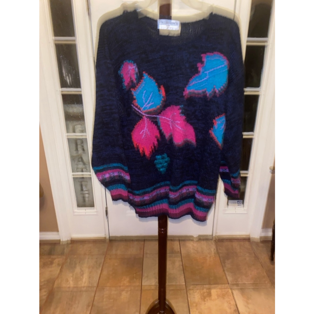 Women's Jon Lawrence LTD. Sweater L Blue Pink